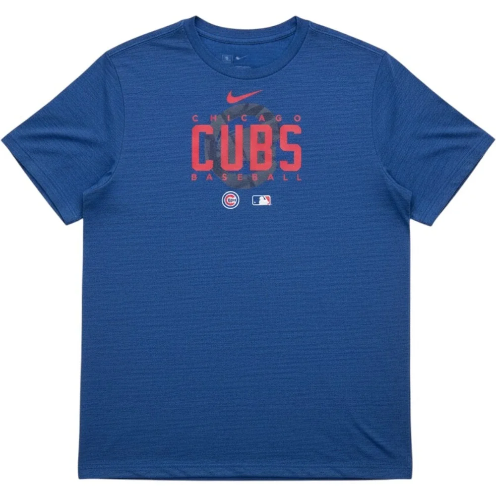 Nike Chicago Cubs MLB Authentic Collection Dri-FIT T-Shirt Mens XXL Blue NKM5